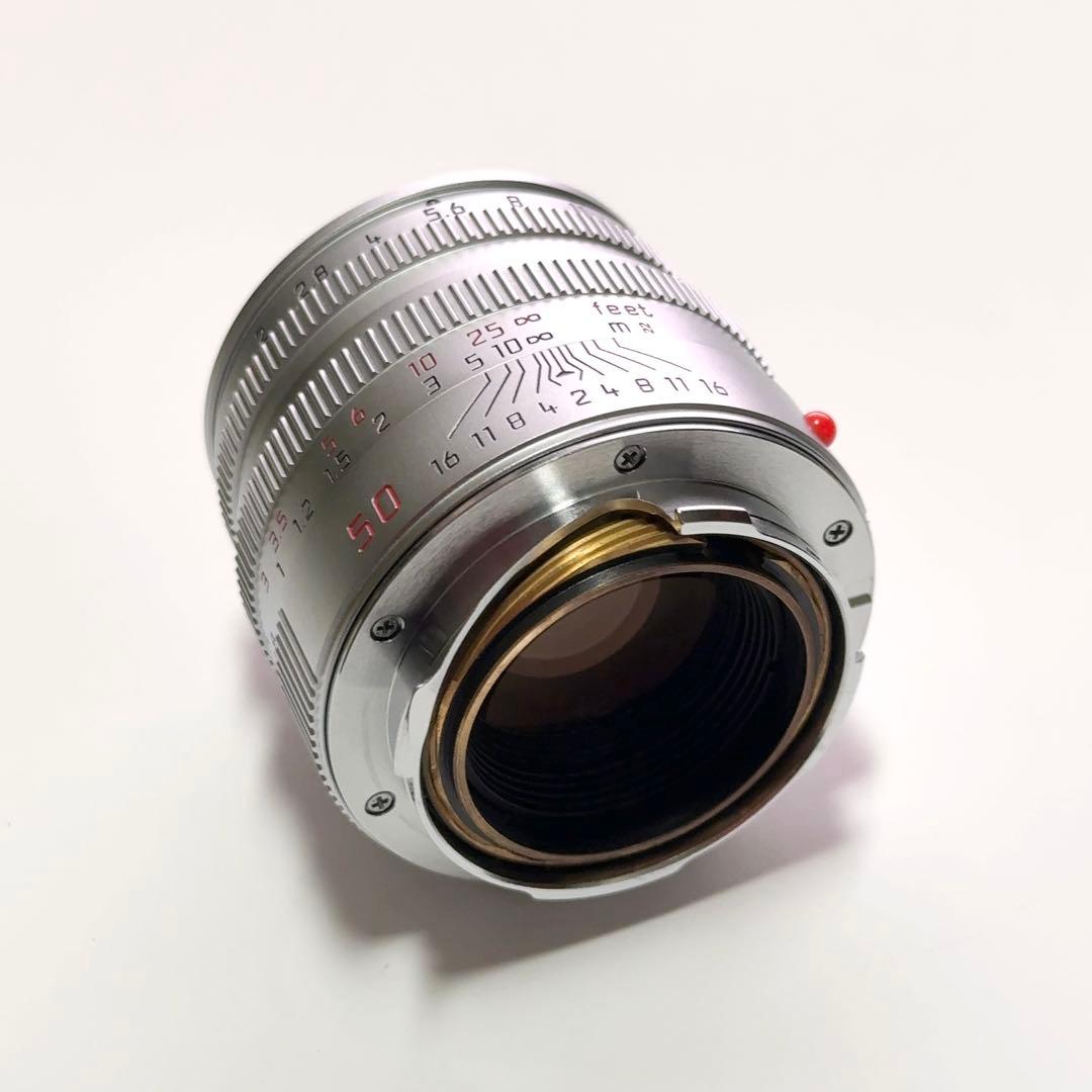 【美品】ライカ｜ズミクロン50mm F2（4th）フード組込《シルバークローム》