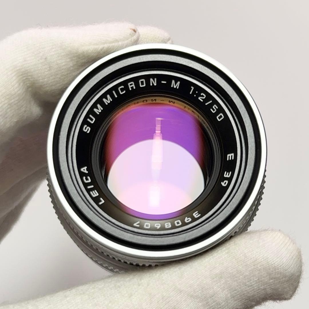 【美品】ライカ｜ズミクロン50mm F2（4th）フード組込《シルバークローム》