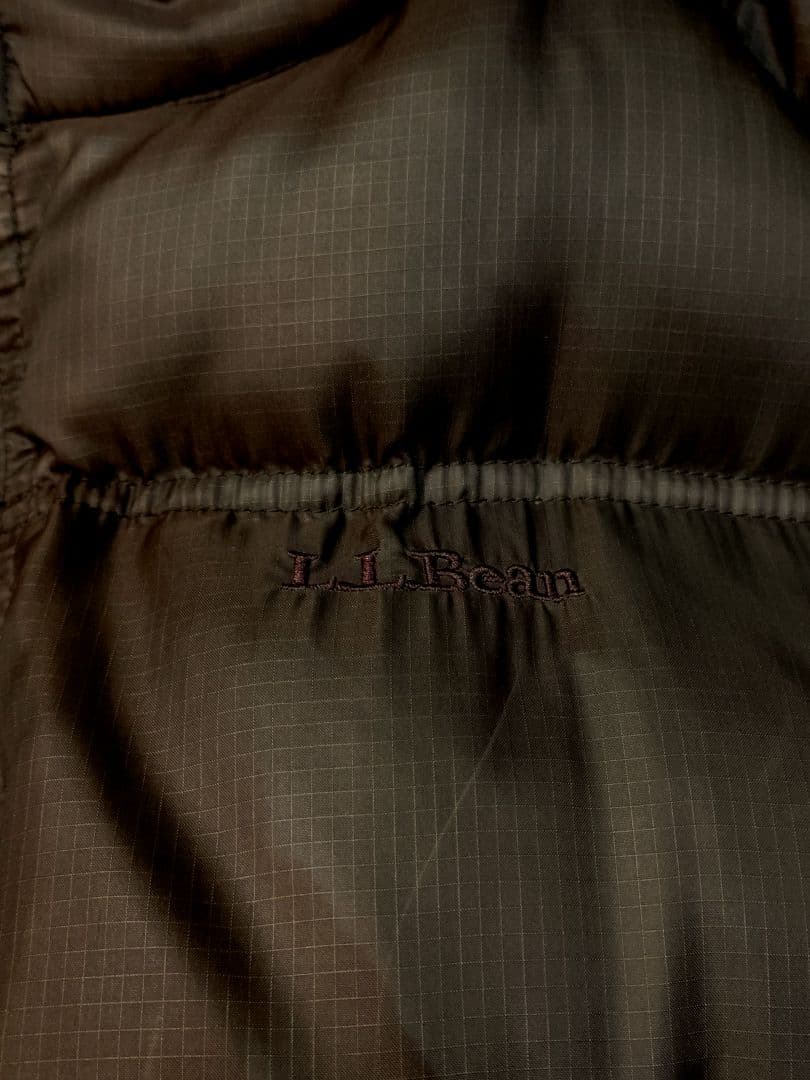 レアモデル llbean ダウン ジャケット エルエルビーン ブラウン