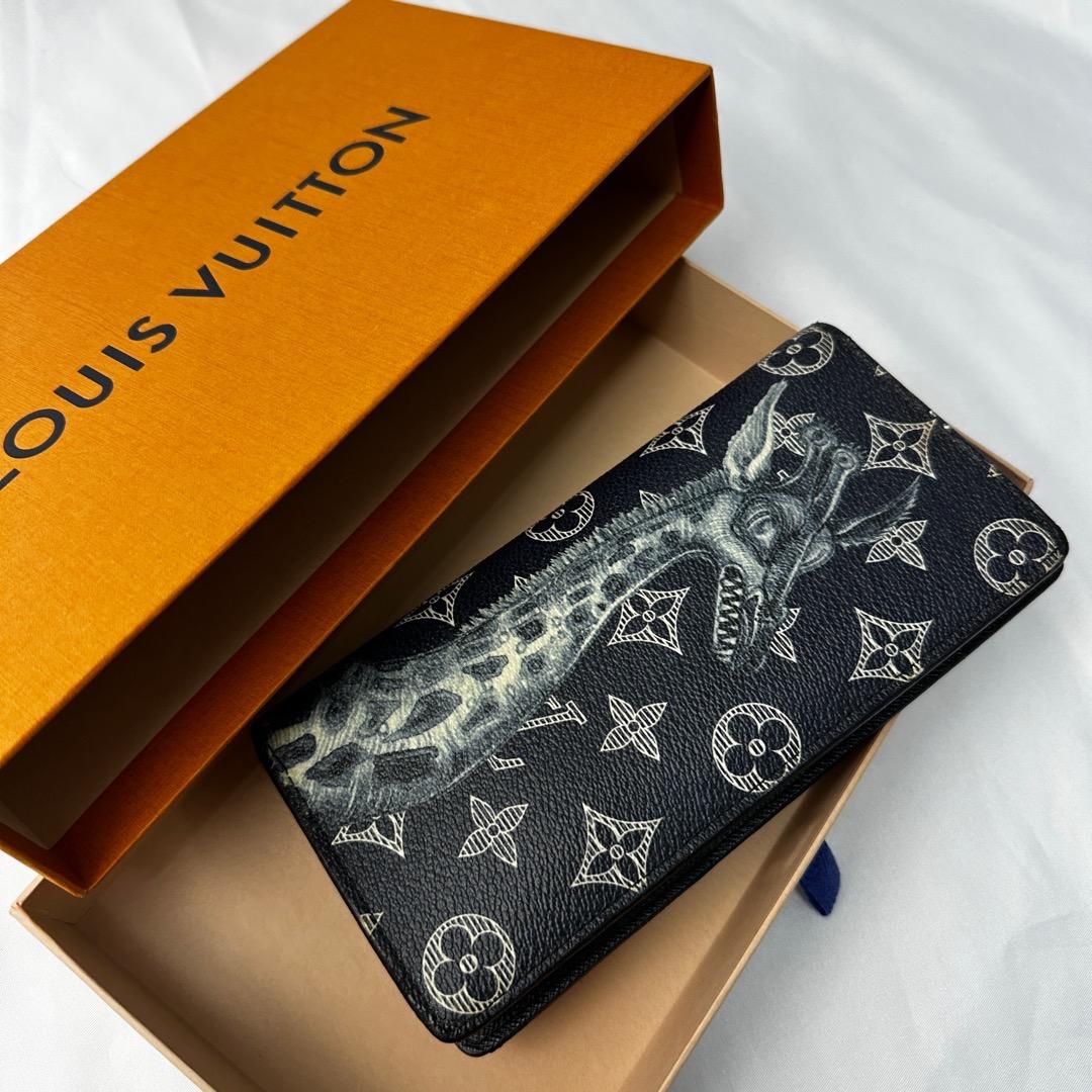 【美品】 ルイヴィトン 長財布 チャップマンブラザーズ ブラザ サバンナ 箱付