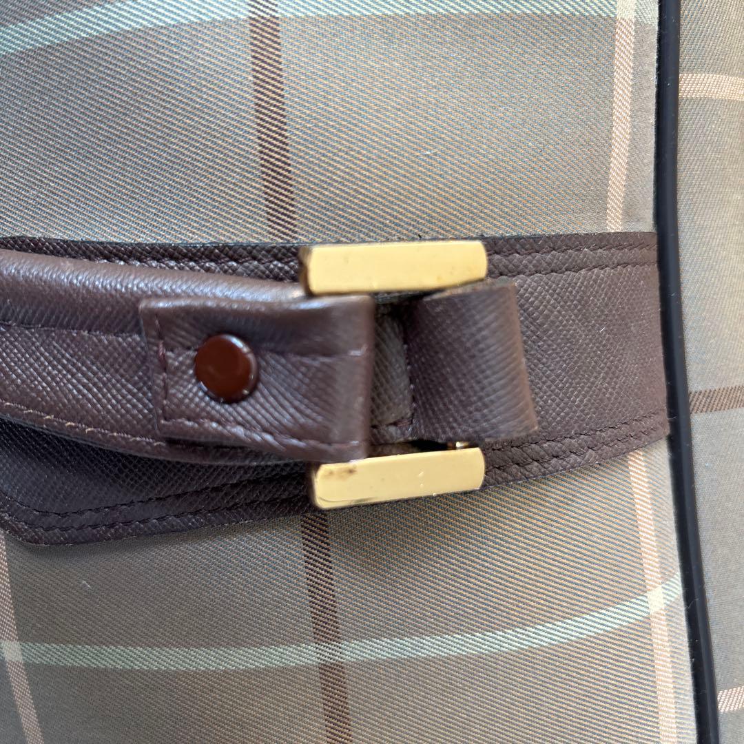 BURBERRY　バーバリー　ボストンバッグ　キャンバス×レザー　5032