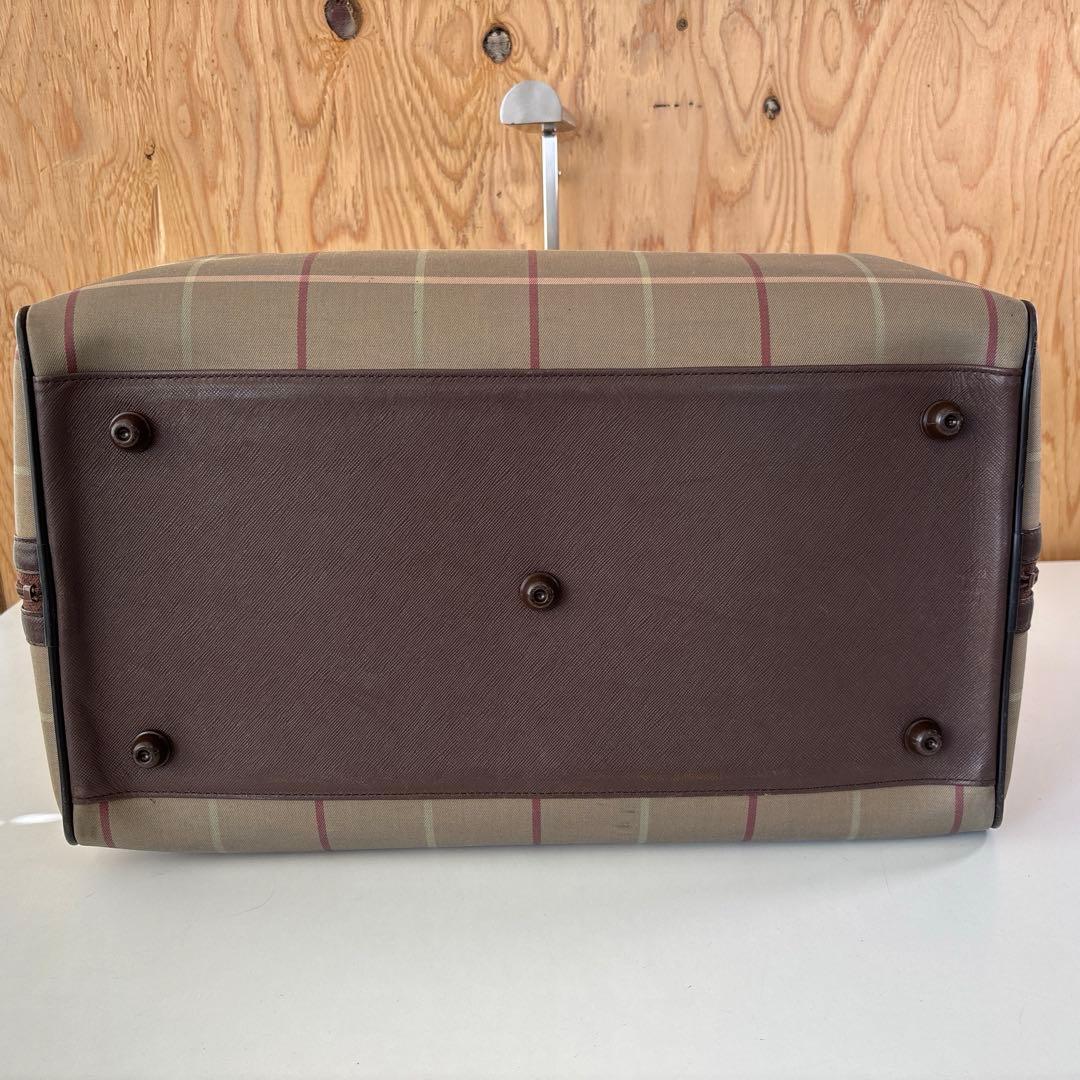 BURBERRY　バーバリー　ボストンバッグ　キャンバス×レザー　5032