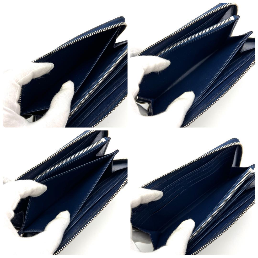 【最高級美品】ルイヴィトン エピ ジッピーウォレット アンディゴブルー C148