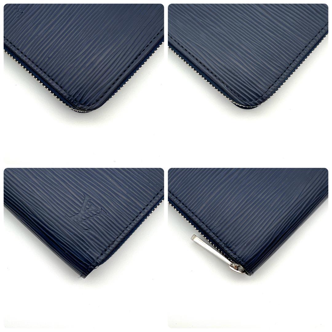 【最高級美品】ルイヴィトン エピ ジッピーウォレット アンディゴブルー C148