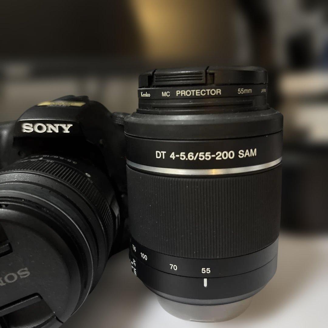 SONY α57 一眼レフカメラ＋純正セットレンズ2本