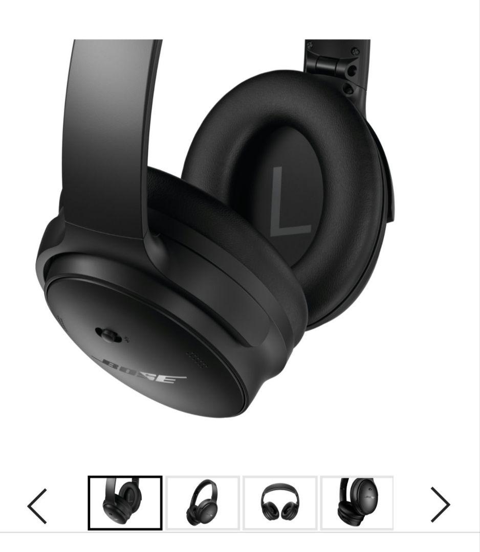 新品未使用　BOSE QuietComfort ワイヤレスヘッドホンブラック