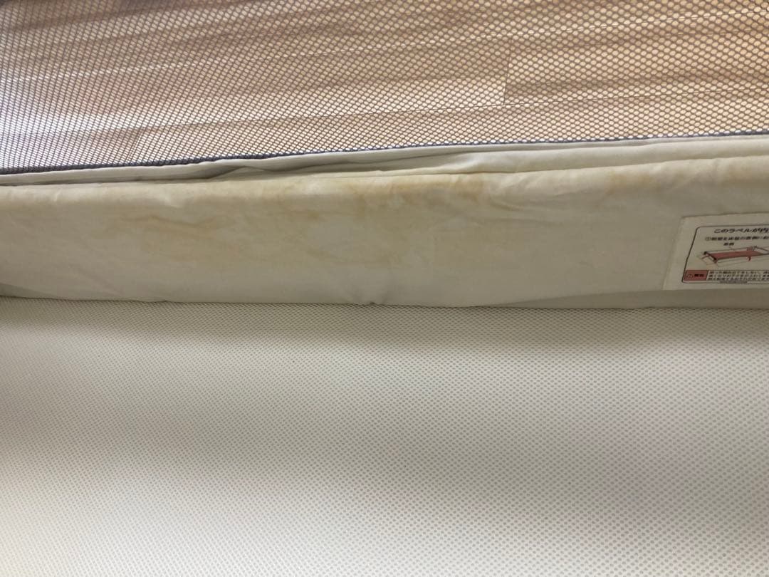 Aprica ココネルエアープラスAB グレー 折りたたみ式ベビーベッド