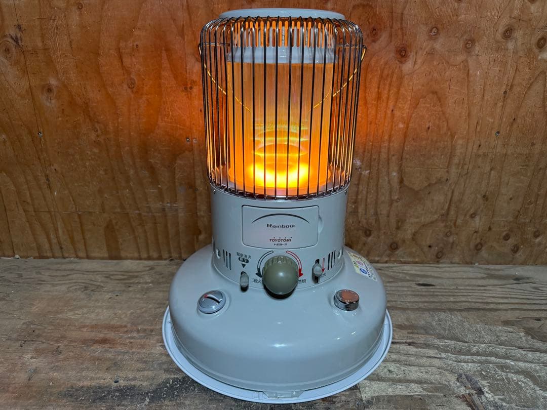 芯乾燥済 石油ストーブ 置台新品レインボー RB-25E 分解メンテナンス済