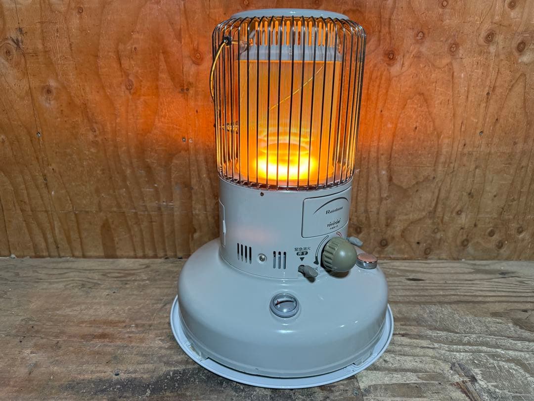 芯乾燥済 石油ストーブ 置台新品レインボー RB-25E 分解メンテナンス済