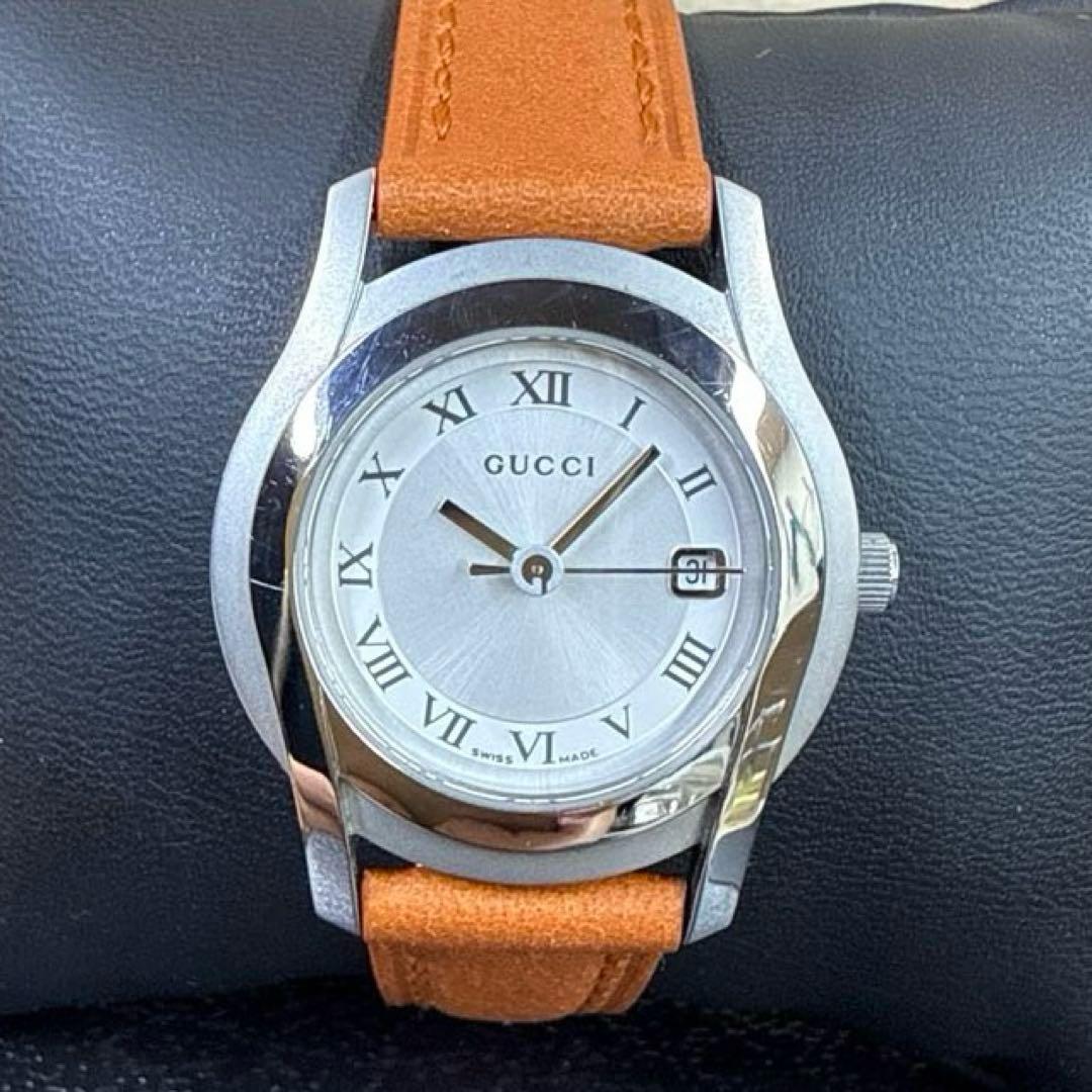 腕時計 Gucci グッチ 5500L 3針クォーツ デイト