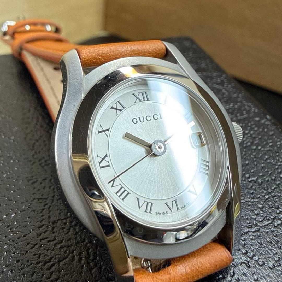 腕時計 Gucci グッチ 5500L 3針クォーツ デイト