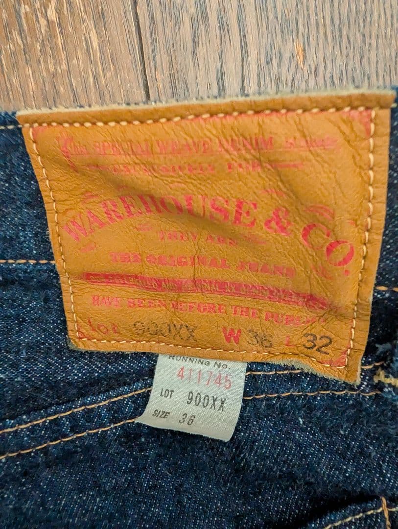 WAREHOUSE Lot 900XX デニム　ジーンス