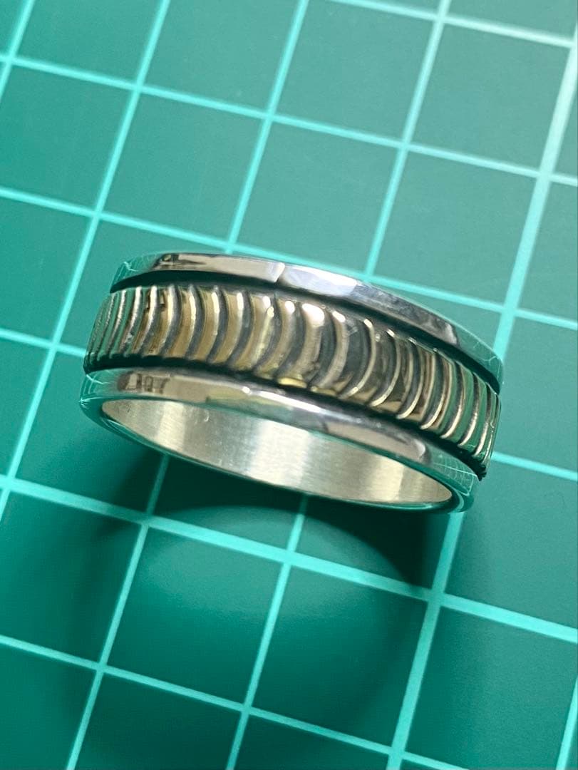 【ブルースモーガン】 リング 24号 スターリングシルバー 14k 美品