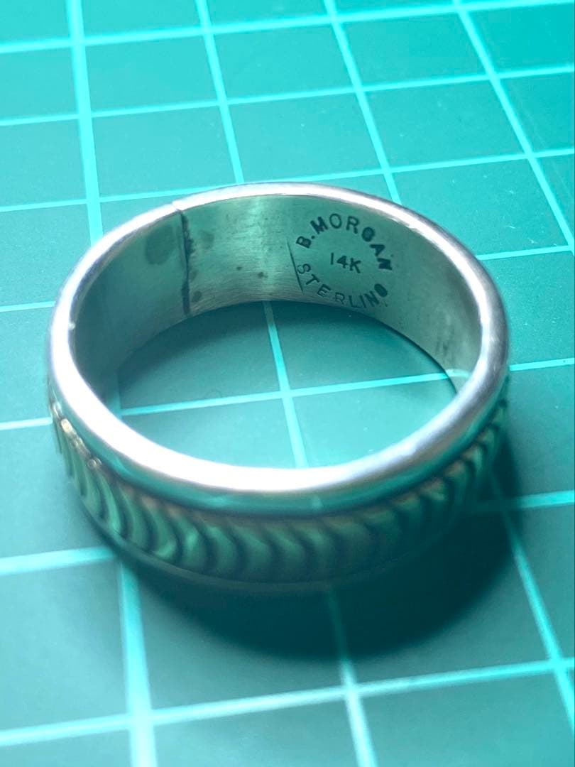 【ブルースモーガン】 リング 24号 スターリングシルバー 14k 美品