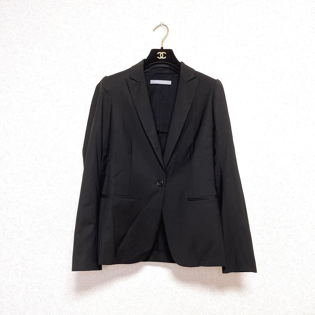 theory luxe スーツ ジャケット パンツ セットアップ 上下 36 黒