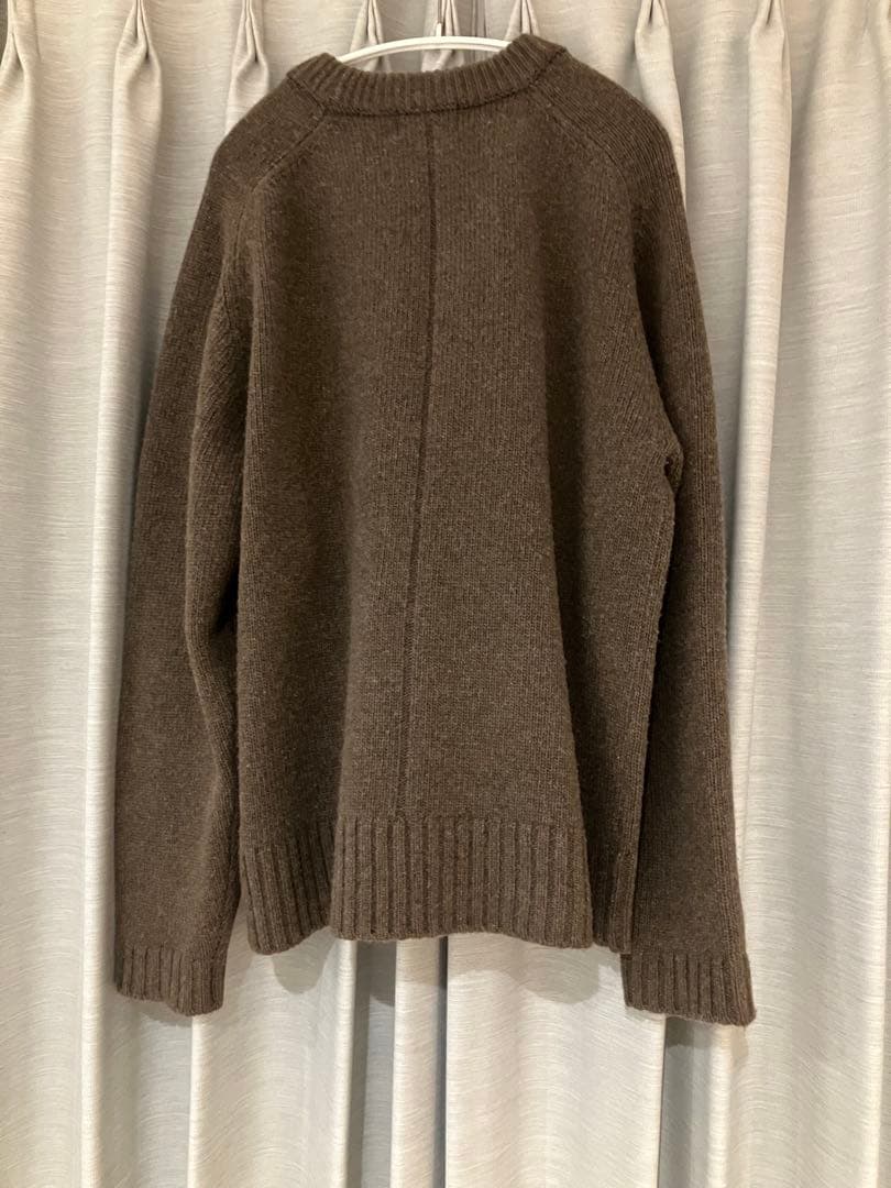 【anuans】HAMILTON ウールカシミヤクルーネックプルオーバー