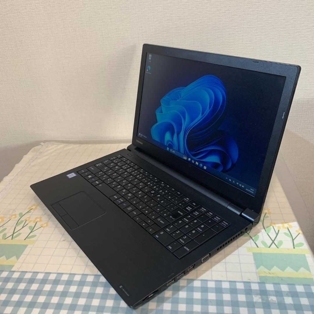 T02E【美品】東芝 薄型Core-i3第7世代/16GB/SSD512GB