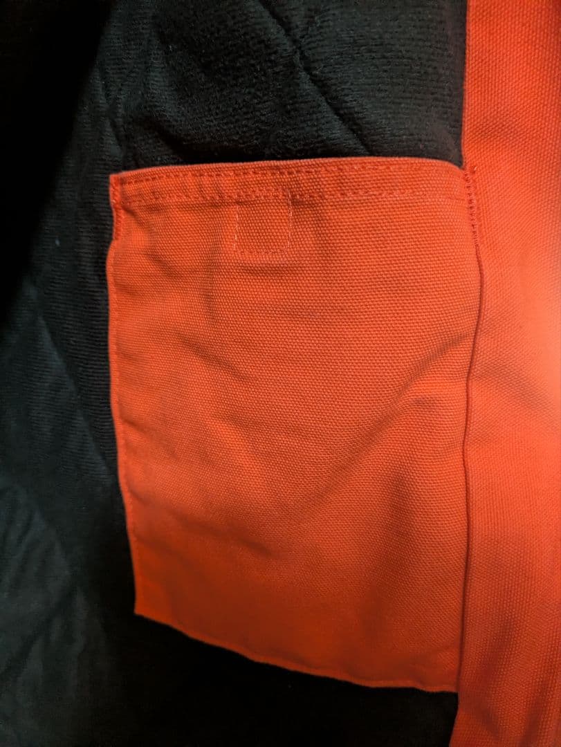 値下げ！！！！　アメリカ製 Carhartt ブレイズオレンジ ダックジャケット