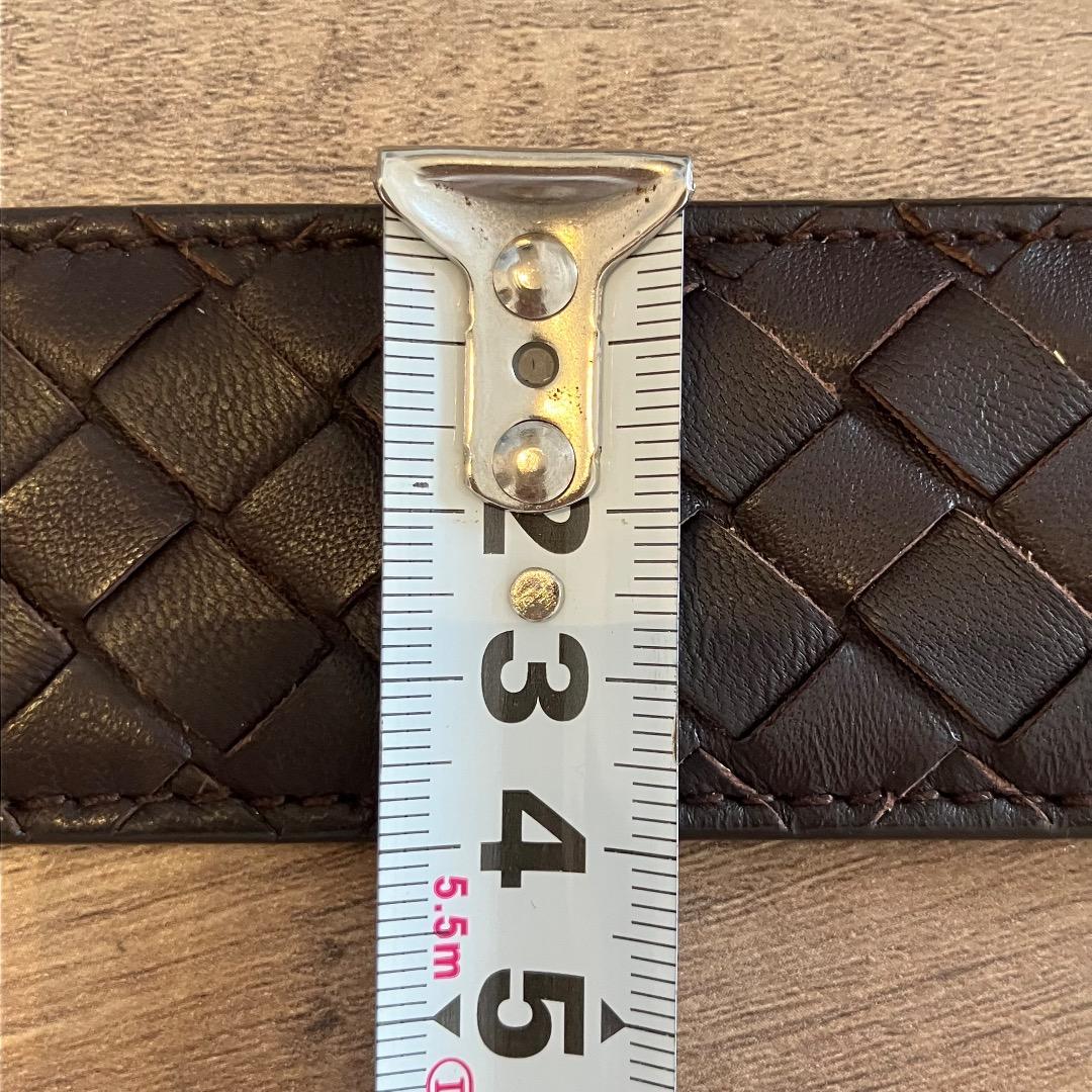 BOTTEGA VENETA ベルト 85cm/34in ダークブラウン