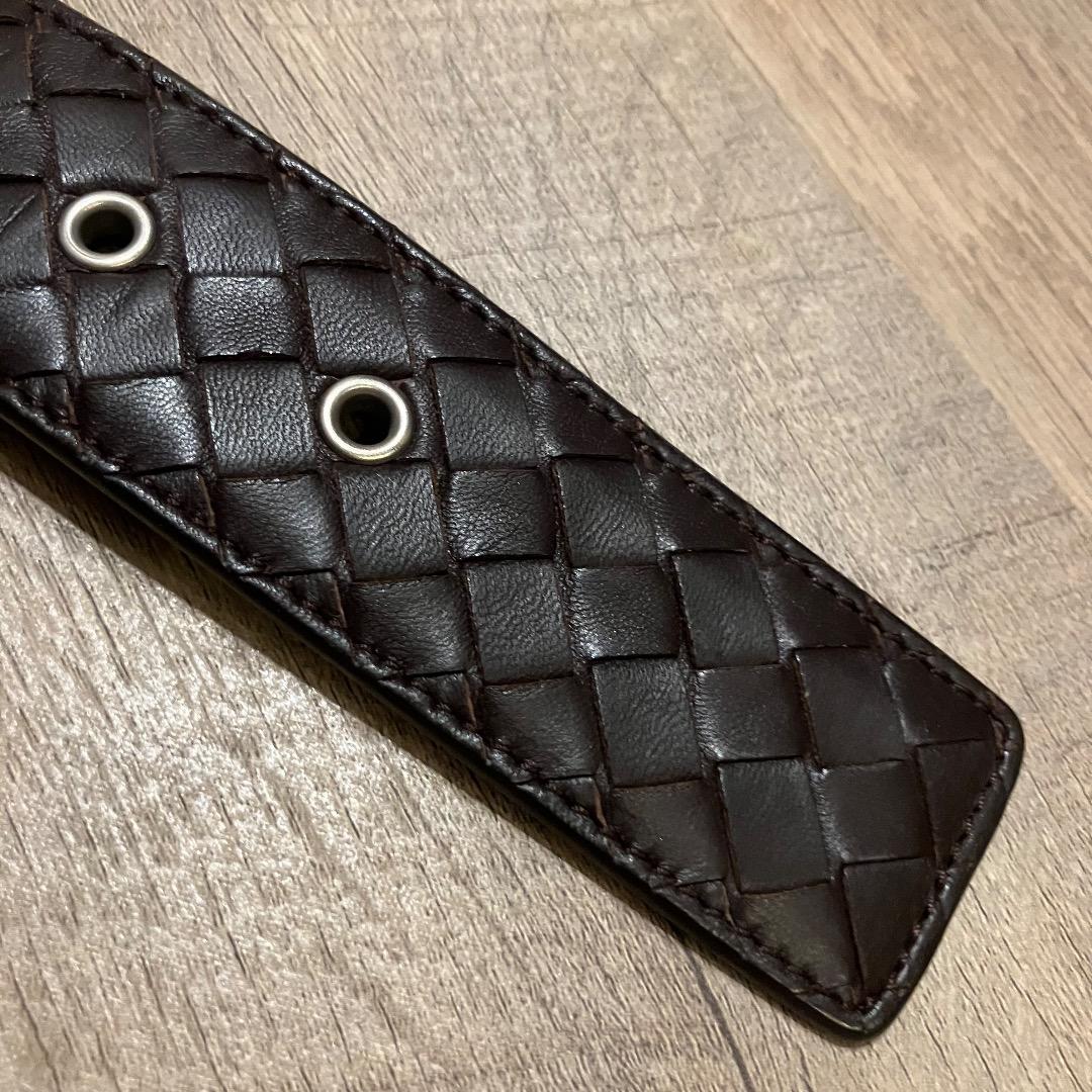 BOTTEGA VENETA ベルト 85cm/34in ダークブラウン