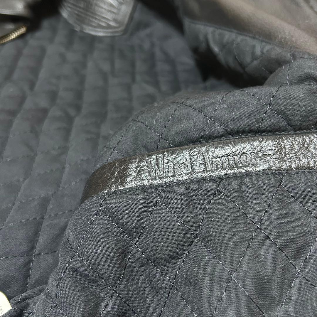 WindArmor アメリカ製本革 00s ライダースジャケット ブラック 短丈