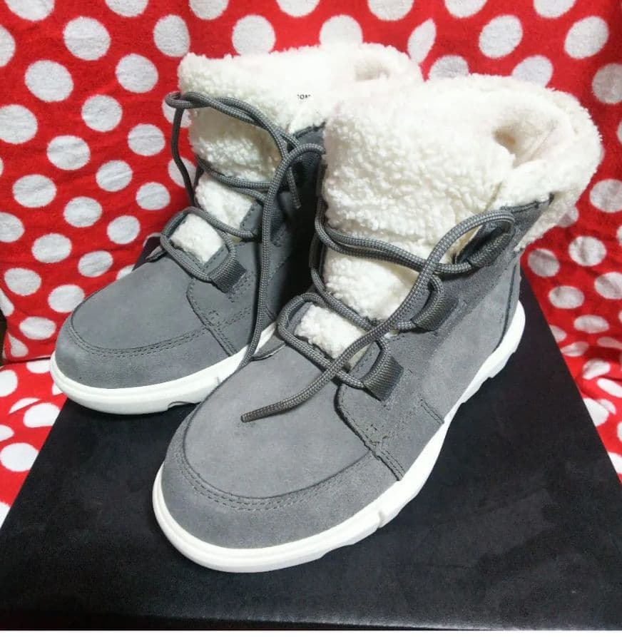 SOREL グレー ブーツ ソレル　スノーブーツ　24.5