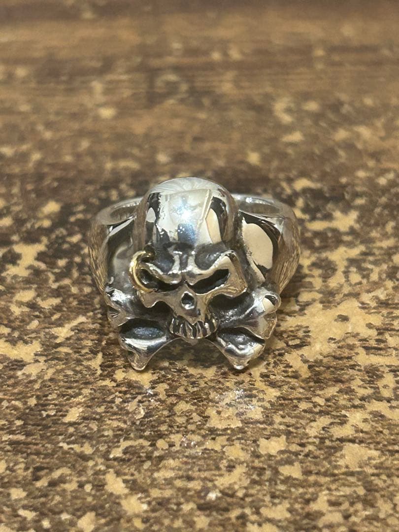 サーティン　スカルデザイン 特注シルバーリング