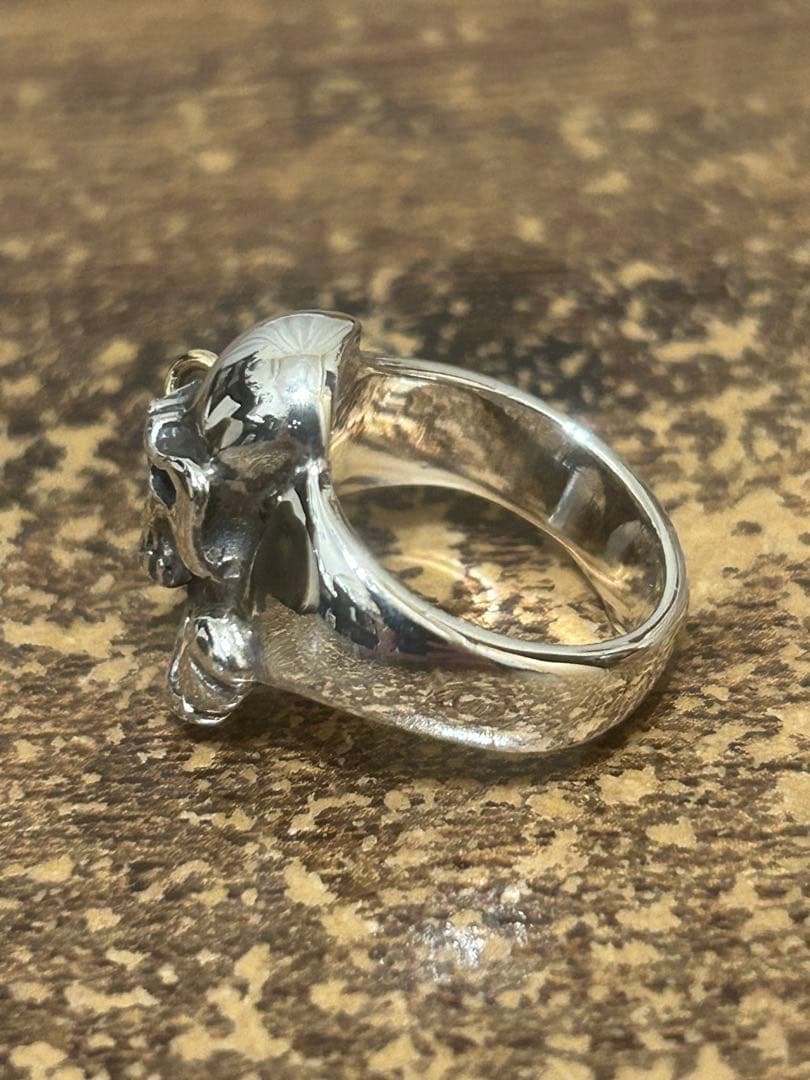 サーティン　スカルデザイン 特注シルバーリング