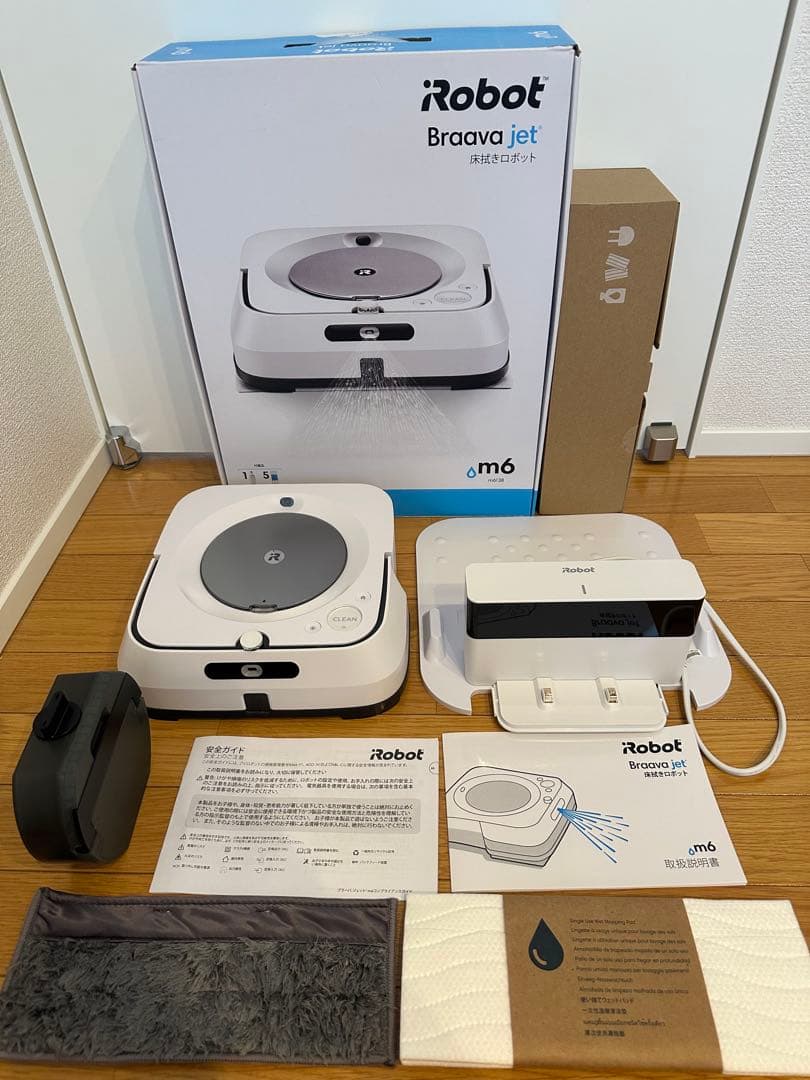 Braava jet m6 ロボット掃除機 箱・取扱説明書付き