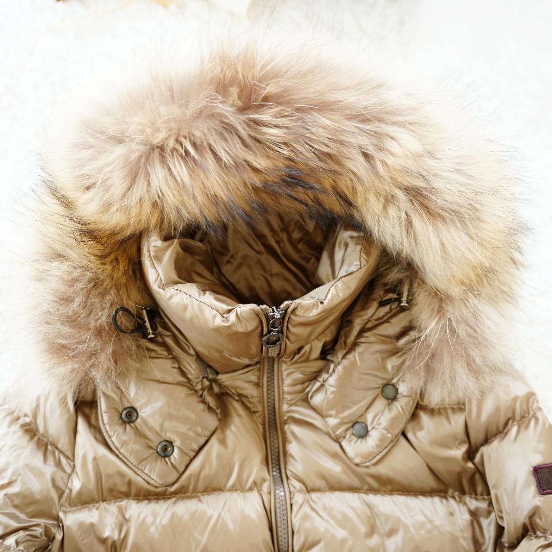 【美品】TATRAS　タトラス　ファー付ダウンコート　フード取り外し可能　M