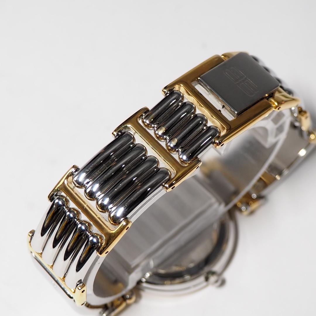 美品 バレンシアガ BALENCIAGA ストーンベゼル デイト 腕時計 944