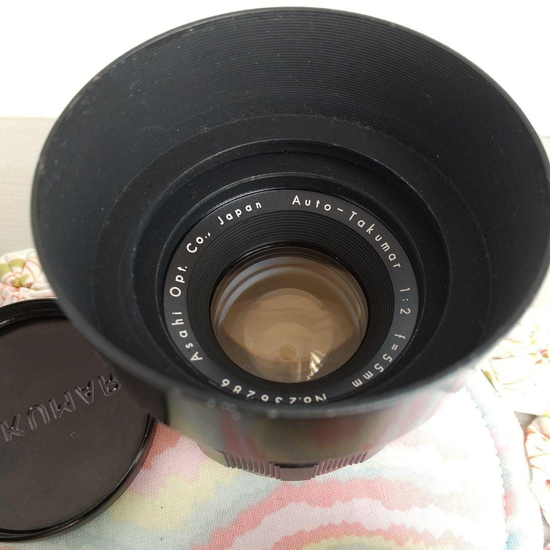 オートタクマー55mmF2 M42マウント専用フード付き