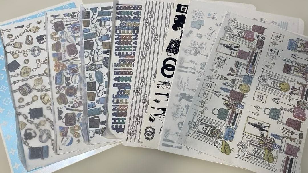 ポーセラーツ転写紙9枚レア限定値下げ❗️