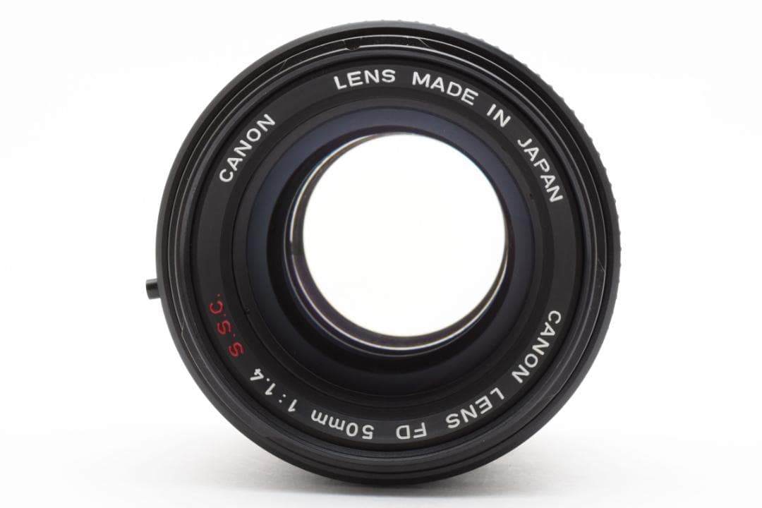 美品 CANON FD 50mm f1.4 S.S.C MF レンズ　M303