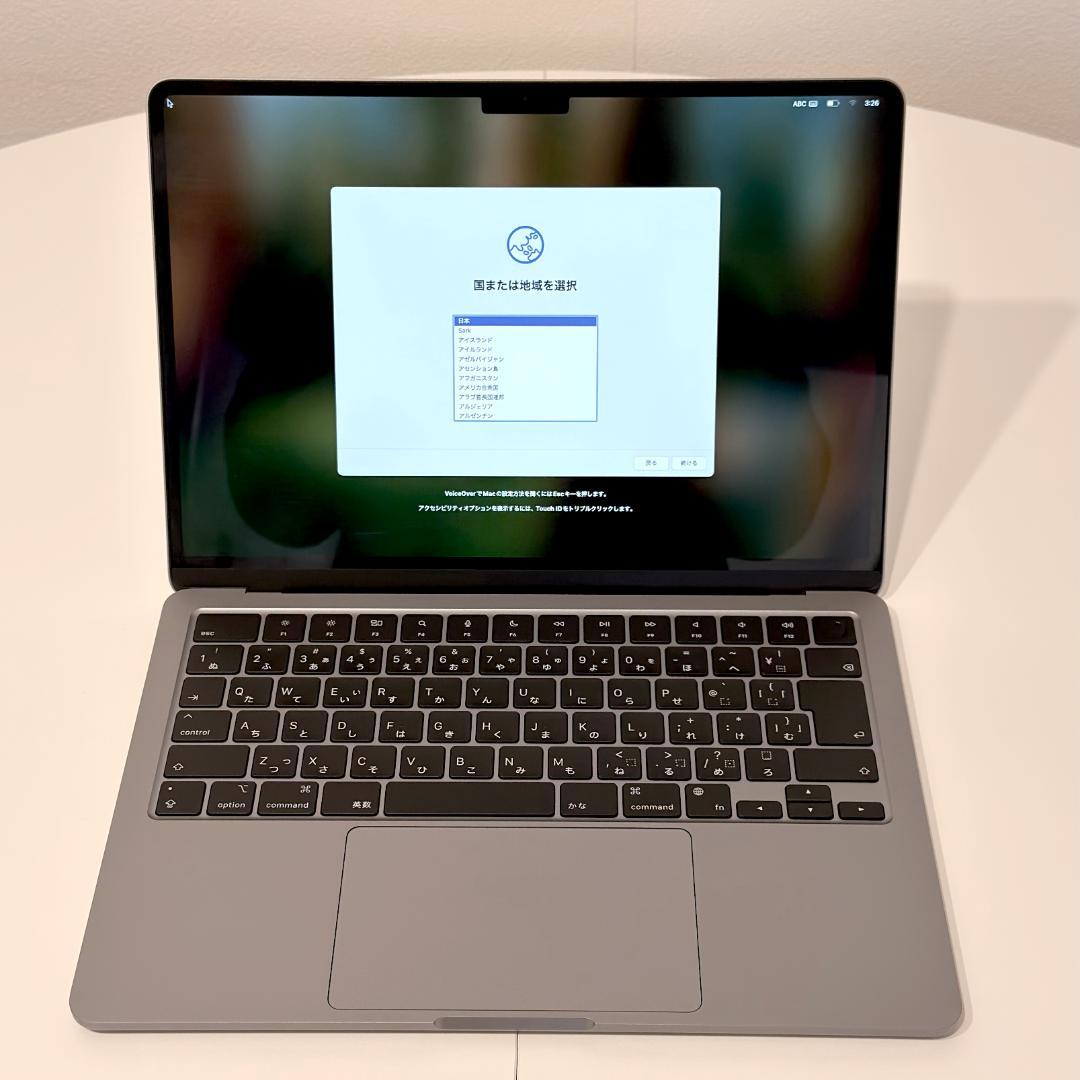 【美品】MacBook Air M2 16GB 13インチ 512GB