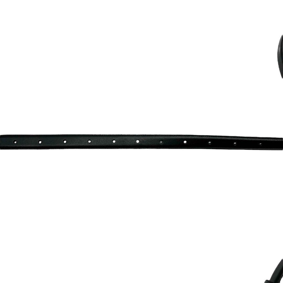 未使用品◎ カオス ベルト バックル ゴールド金具 黒 レザー