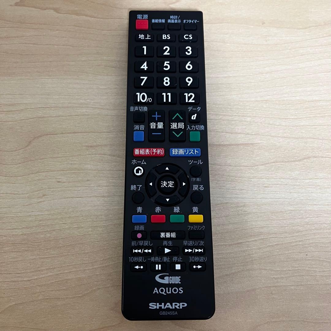 SHARP AQUOS 32V型液晶テレビ LC-32E40 2017年製