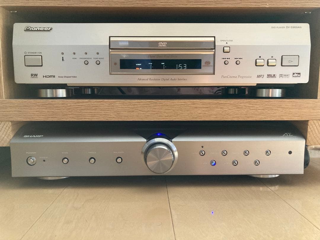 シャープ名機　SM-SX10 & パイオニアDV-S969AVi できれば手渡し