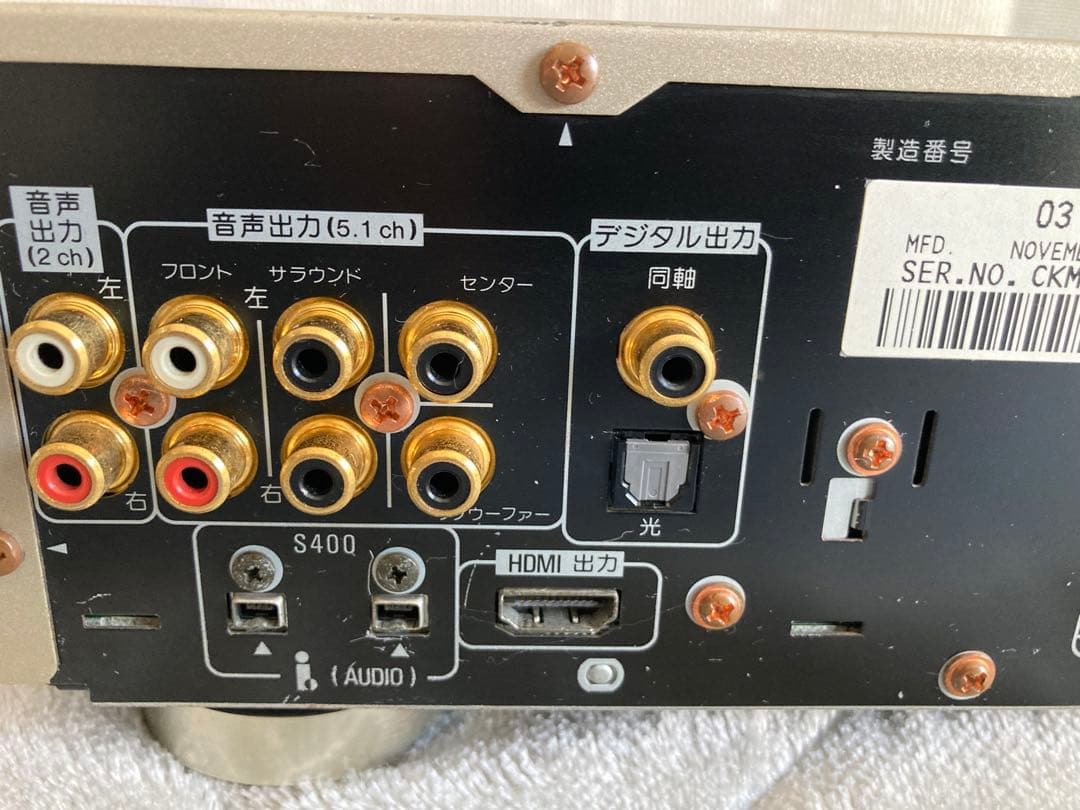 シャープ名機　SM-SX10 & パイオニアDV-S969AVi できれば手渡し