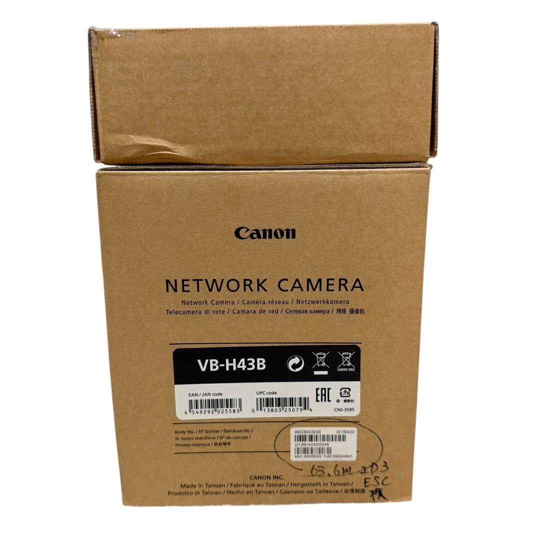 【新品未使用】Canon ネットワークカメラ VB-H43B 天井カバー付