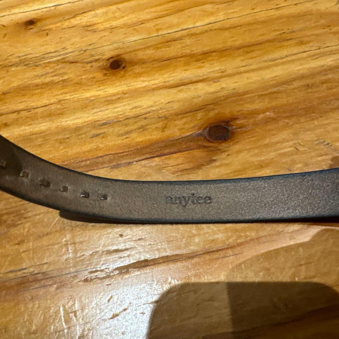 小物 [anytee classics] Narrow Long Belt_Black