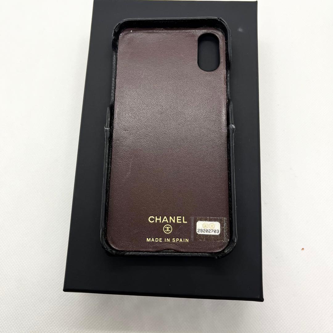 付属品完備✨シャネル iPhoneケース ココマーク マテラッセ ブラック