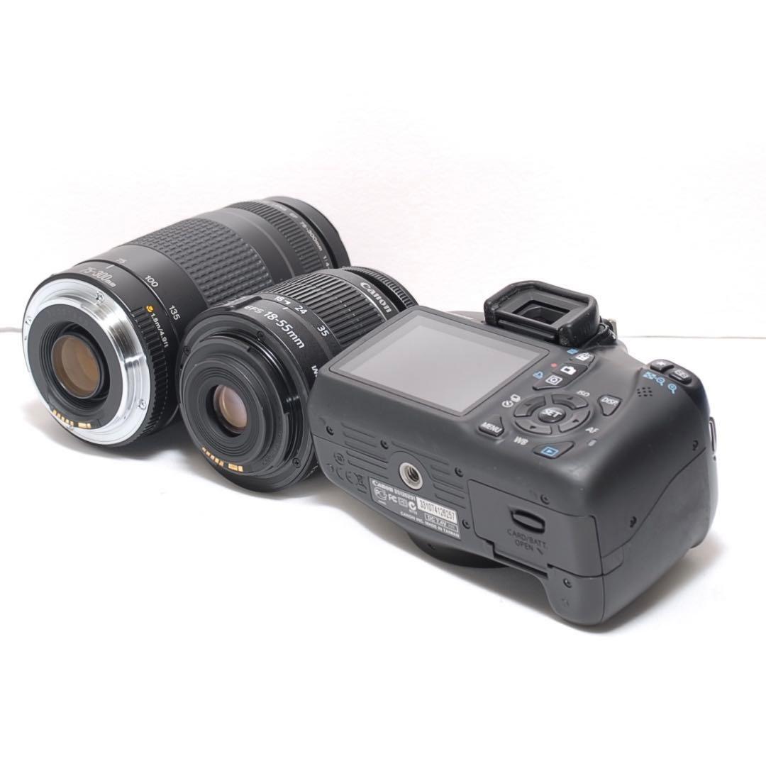 超望遠レンズデビュー✨Canon Kiss X50✨ダブルレンズ✨入門モデル✨