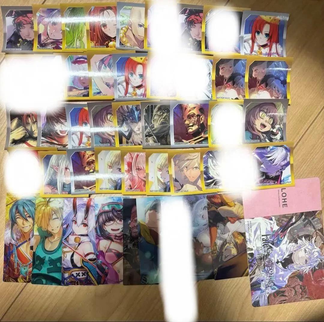 FGO 最終再臨展　ステッカー　編成風カード　まとめ