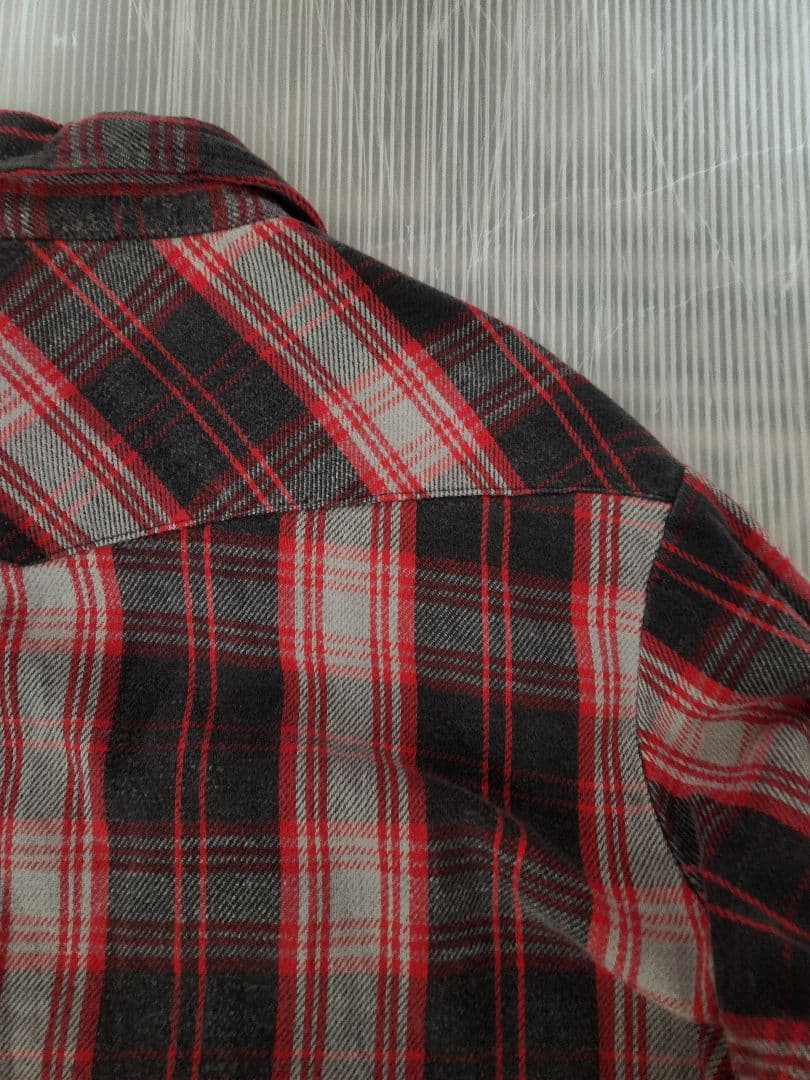 交渉中80sDAKOTAbyファイブブラザーウェスタンネルシャツ好配色USA 製