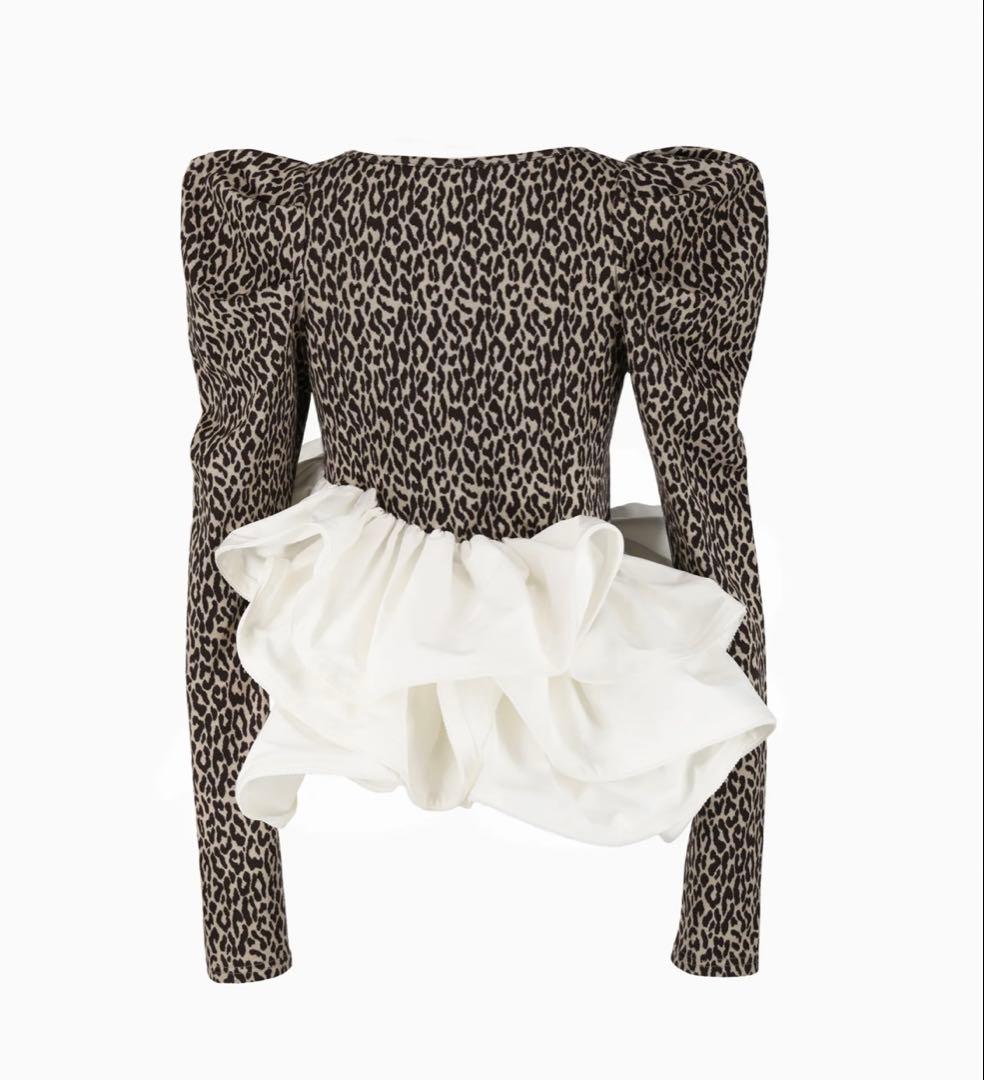 【正規品】Bibiy. EFFIE PEPURAMU LEOPARD TOP