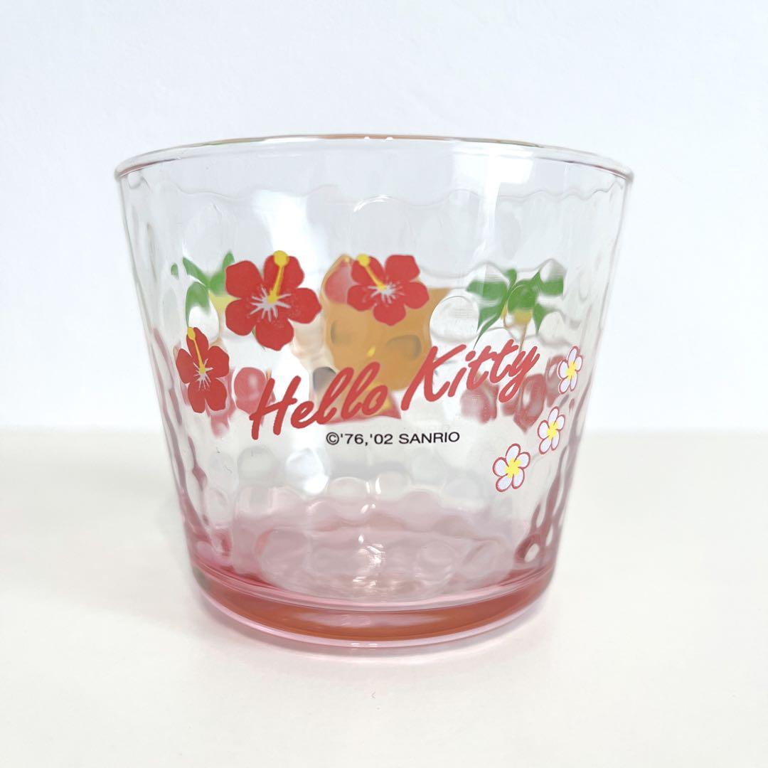 未使用 Sanrio サンリオ 日焼け キティ ダニエル ペアグラス 2002年