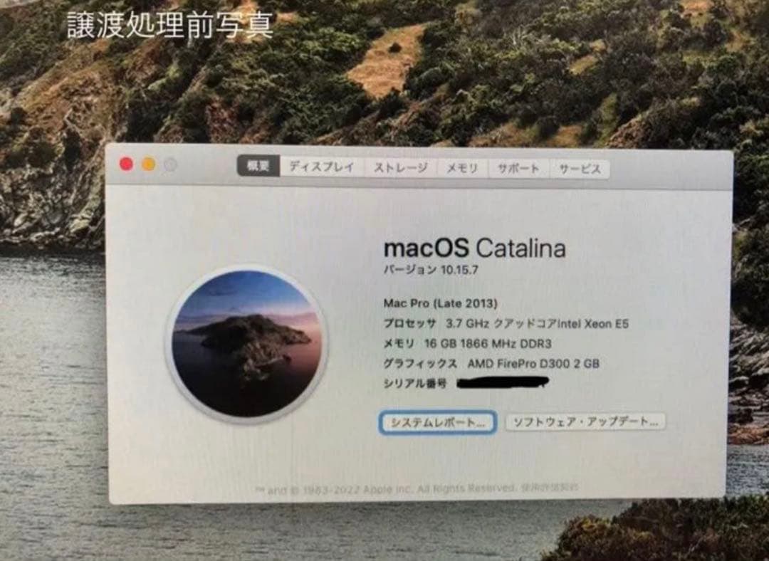 アップル　Mac Pro Late 2013 メモリ16GB パソコン