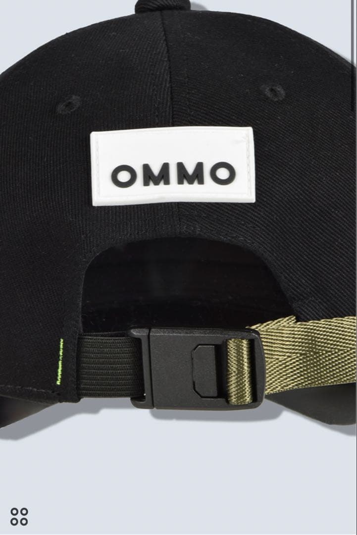 OMMO LOGO CAP BLACK オーエムエムオー ロゴ　キャップ