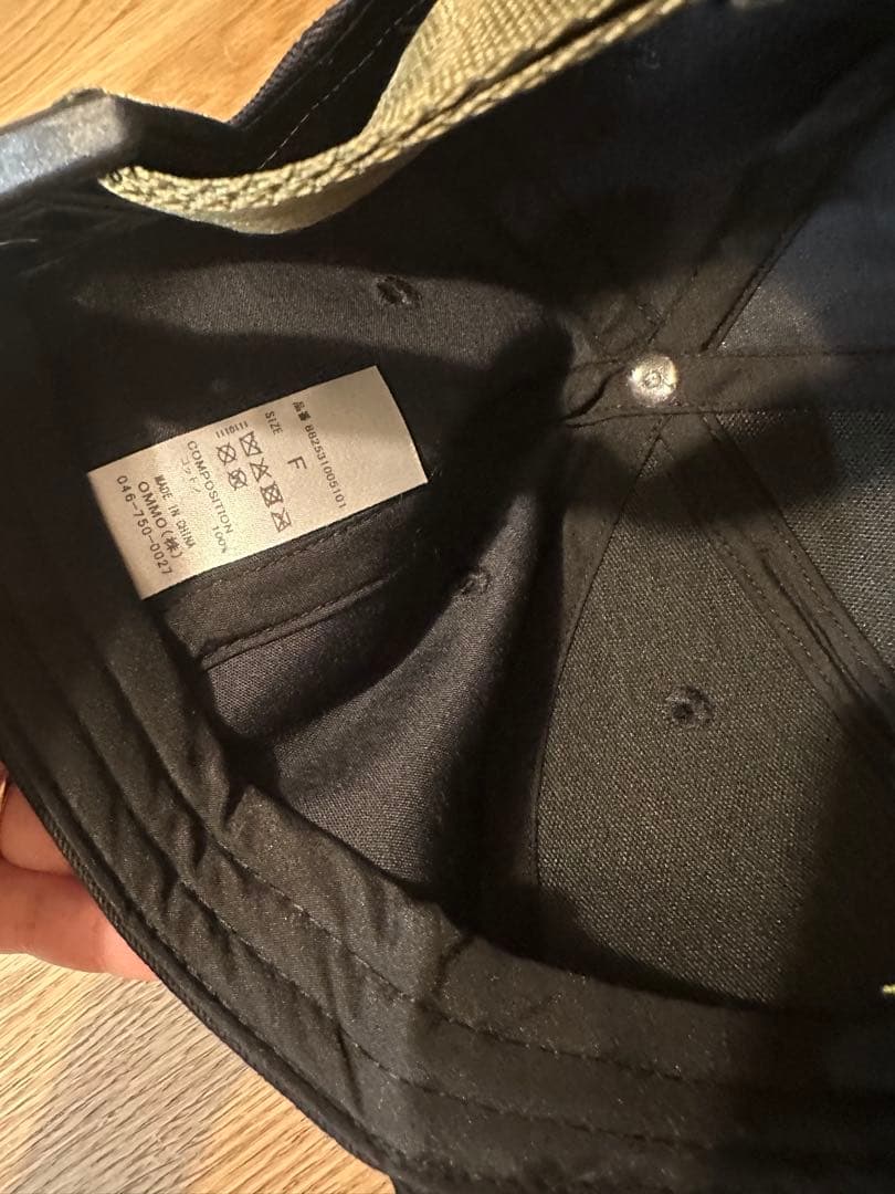 OMMO LOGO CAP BLACK オーエムエムオー ロゴ　キャップ